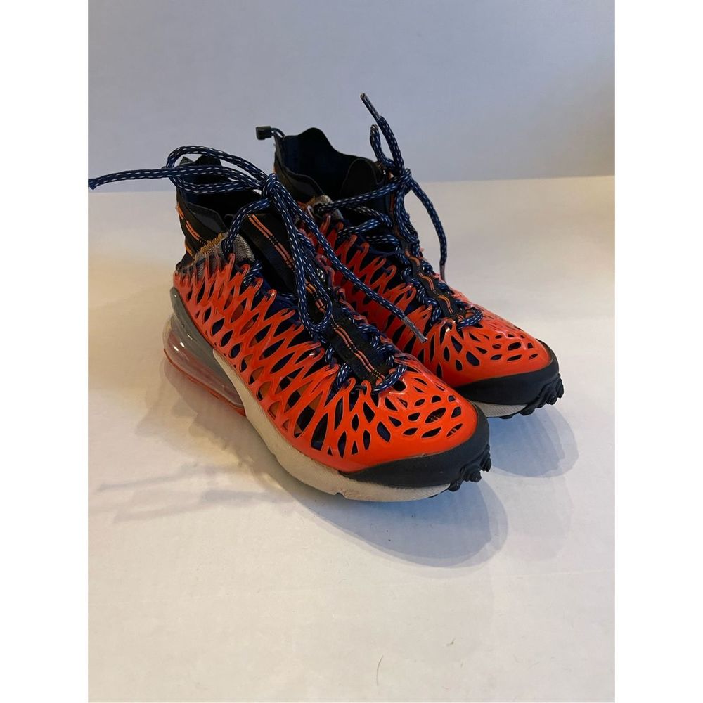 Mens 7 Nike Air Max 270 ISPA Blue Void/Terra Orange BQ1918 400